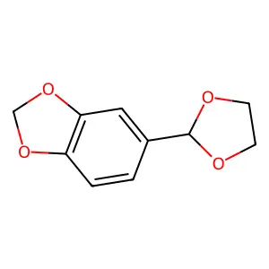 1,3-Benzodioxole, 5-(1,3-dioxolan-2-yl)- structure