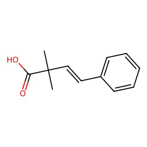 2,2-Dimethyl-4-phenylbut-3-enoic acid structure