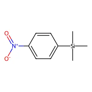 Silane, trimethyl(4-nitrophenyl)- structure