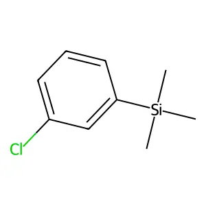 (3-Chlorophenyl)trimethylsilane structure