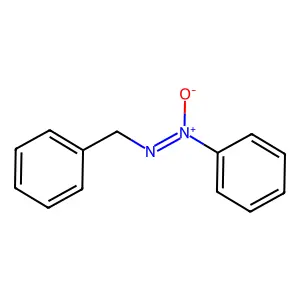Benzylimino-oxido-phenylazanium structure