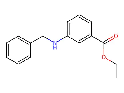 Ethyl 3-(benzylamino)benzoate structure