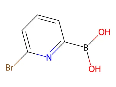 6-Bromopyridine-2-boronic acid structure