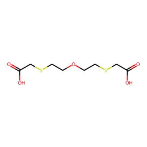 2-[2-[2-(Carboxymethylsulfanyl)ethoxy]ethylsulfanyl]acetic acid structure