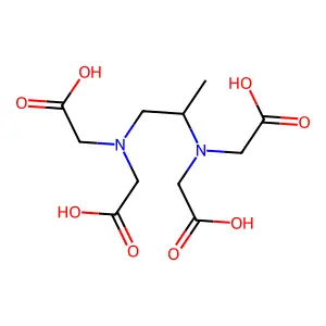 1,2-丙二胺-N,N,N',N'-四乙酸 structure
