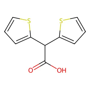 双(噻吩-2-基)乙酸 structure