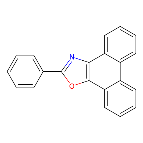 Phenanthro[9,10-d]oxazole, 2-phenyl- structure