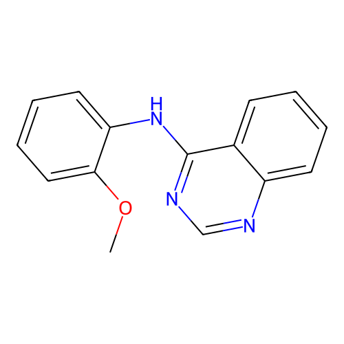 N-(2-methoxyphenyl)quinazolin-4-amine structure