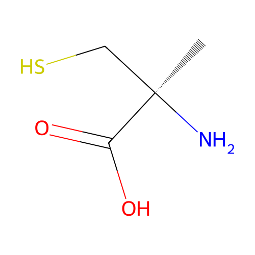 (S)-Alpha-methylcysteine structure