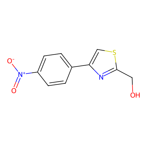 [4-(4-Nitrophenyl)-1,3-thiazol-2-yl]methanol structure