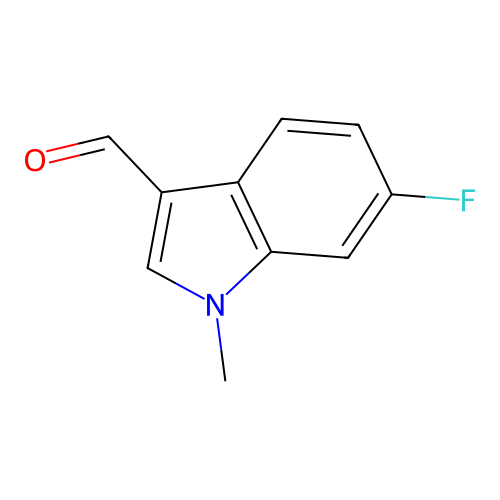 6-Fluoro-1-methyl-1H-indole-3-carbaldehyde structure