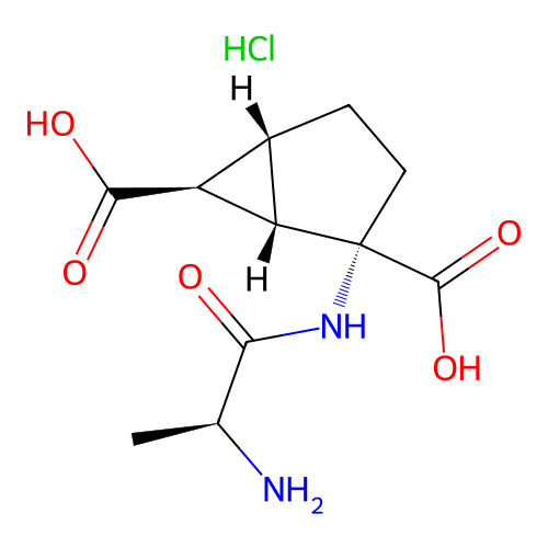 Talaglumetad Hydrochloride structure