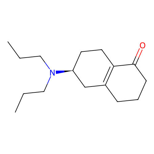 (6S)-6-(Dipropylamino)-3,4,5,6,7,8-hexahydro-2H-naphthalen-1-one structure