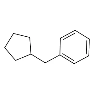 Benzene, (cyclopentylmethyl)- structure