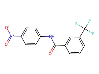 N-(4-nitrophenyl)-3-(trifluoromethyl)benzamide structure