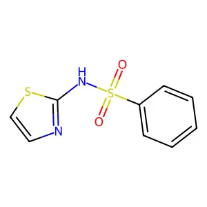 N-(4-Thiazolin-2-ylidene)benzenesulfonamide structure