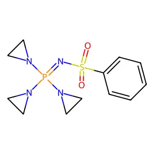 N-[tris(aziridin-1-yl)-lambda5-phosphanylidene]benzenesulfonamide structure