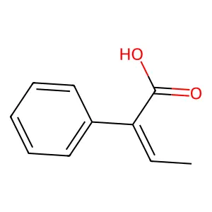2-苯基丁-2-烯酸 structure