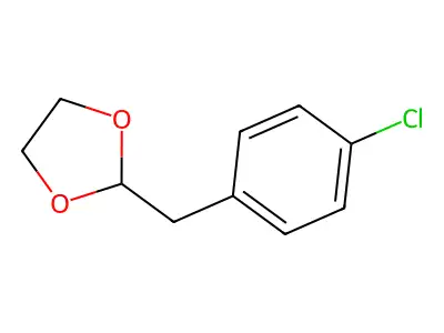 1-Chloro-4-(1,3-dioxolan-2-ylmethyl)benzene structure