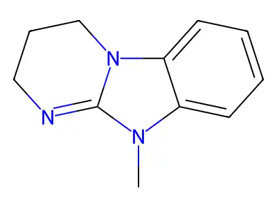 10-methyl-3,4-dihydro-2H-pyrimido[1,2-a]benzimidazole structure