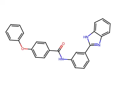 N-[3-(1H-benzimidazol-2-yl)phenyl]-4-phenoxybenzamide structure