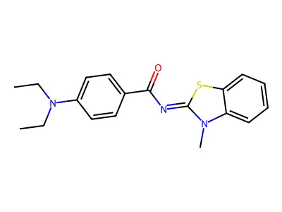 (Z)-4-(diethylamino)-N-(3-methylbenzo[d]thiazol-2(3H)-ylidene)benzamide structure
