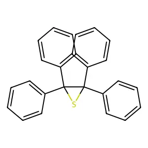 2,2,3,3-Tetraphenylthiirane structure