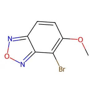 4-Bromo-5-methoxy-2,1,3-benzoxadiazole structure