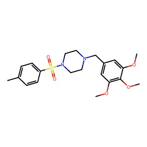 1-[(4-Methylphenyl)sulfonyl]-4-(3,4,5-trimethoxybenzyl)piperazine structure