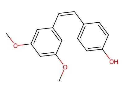 4-(2-(3,5-Dimethoxyphenyl)ethenyl)phenol structure