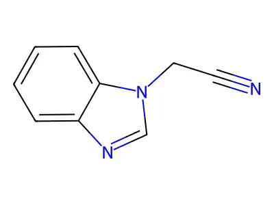 1H-benzimidazol-1-ylacetonitrile structure