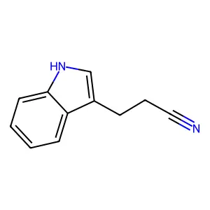 Indole-3-propionitrile structure