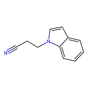 1H-吲哚-1-丙腈 structure