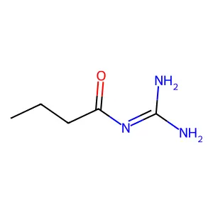 N-(Aminoiminomethyl)butyramide structure