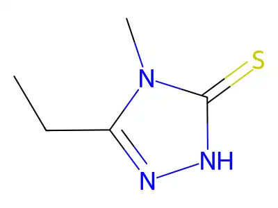 5-ethyl-4-methyl-4H-1,2,4-triazole-3-thiol structure