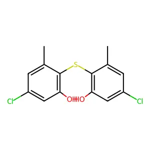 Phenol, 2,2'-thiobis(4-chloro-6-methyl)- structure