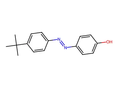 4-(4-Tert-butylphenylazo)phenol structure