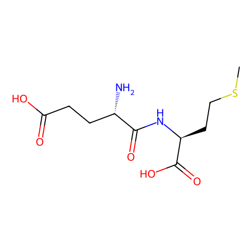 Glutamylmethionine structure