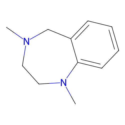 1,4-dimethyl-3,5-dihydro-2H-1,4-benzodiazepine structure