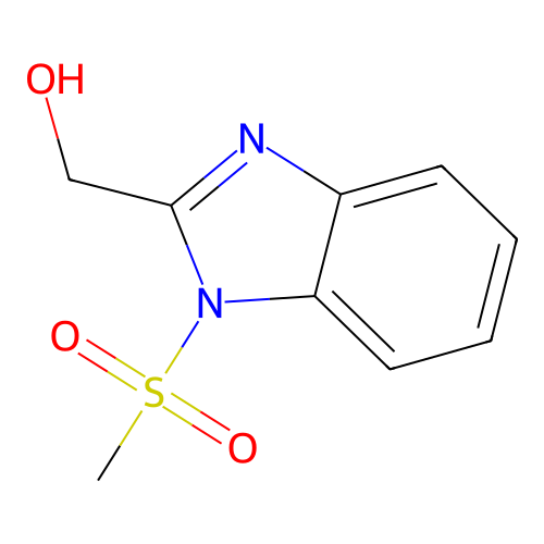 [1-(Methylsulfonyl)-1h-benzimidazol-2-yl]methanol structure