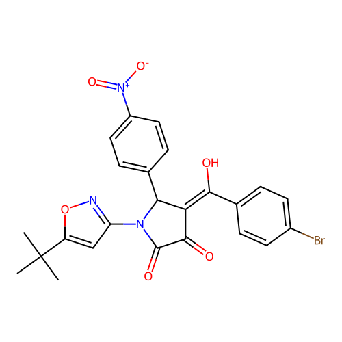 C24H20BrN3O6 structure