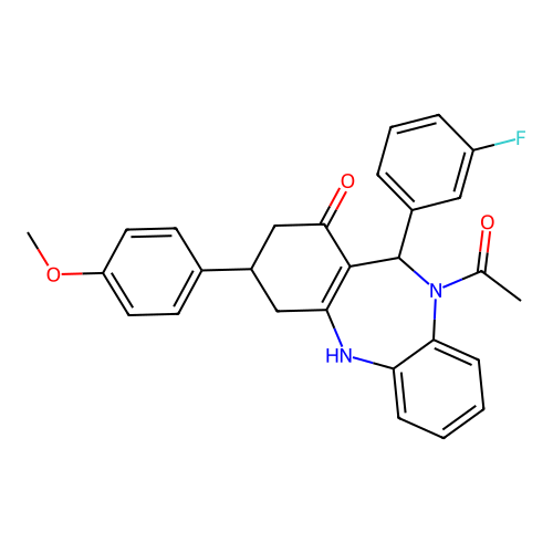 C28H25FN2O3 structure