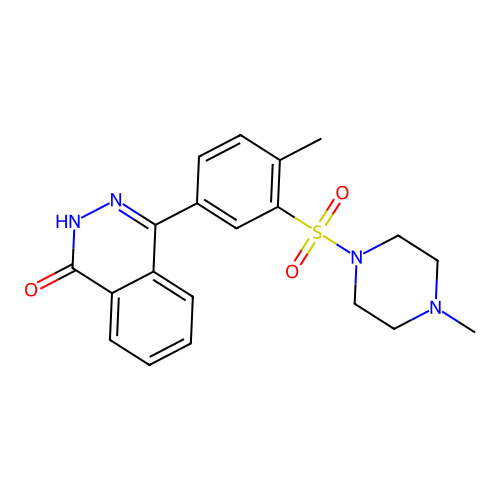 4-{4-Methyl-3-[(4-methylpiperazin-1-yl)sulfonyl]phenyl}phthalazin-1-ol structure