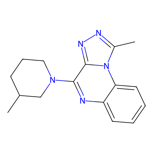 1-Methyl-4-(3-methylpiperidin-1-yl)-[1,2,4]triazolo[4,3-a]quinoxaline structure