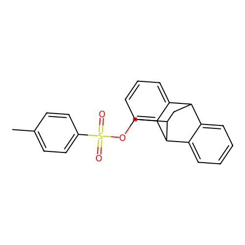 9,10-Dihydro-9,10-ethanoanthracene-11-methanol P-tosylate structure