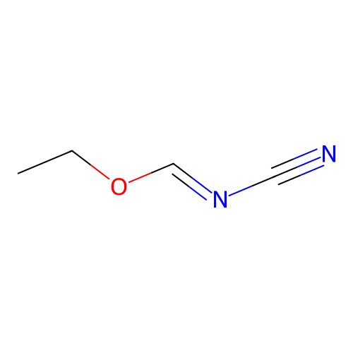 Methanimidic acid, N-cyano-, ethyl ester structure