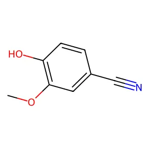4-羟基-3-甲氧基苯甲腈 structure