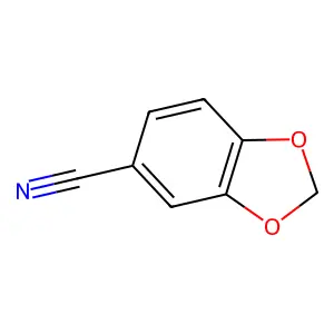 苯并-1,3-二氧戊环-5-甲腈 structure