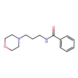 N-(3-morpholin-4-ylpropyl)benzamide structure