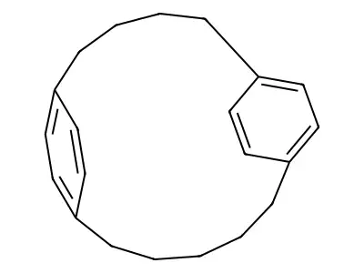 Tricyclo(13.2.2.2(6,9))heneicosa-1(18),6(21),7,9(20),15(19),16-hexaene structure